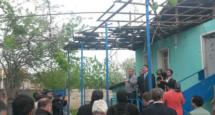 Foreign diplomats visit Gapanli village of Azerbaijan